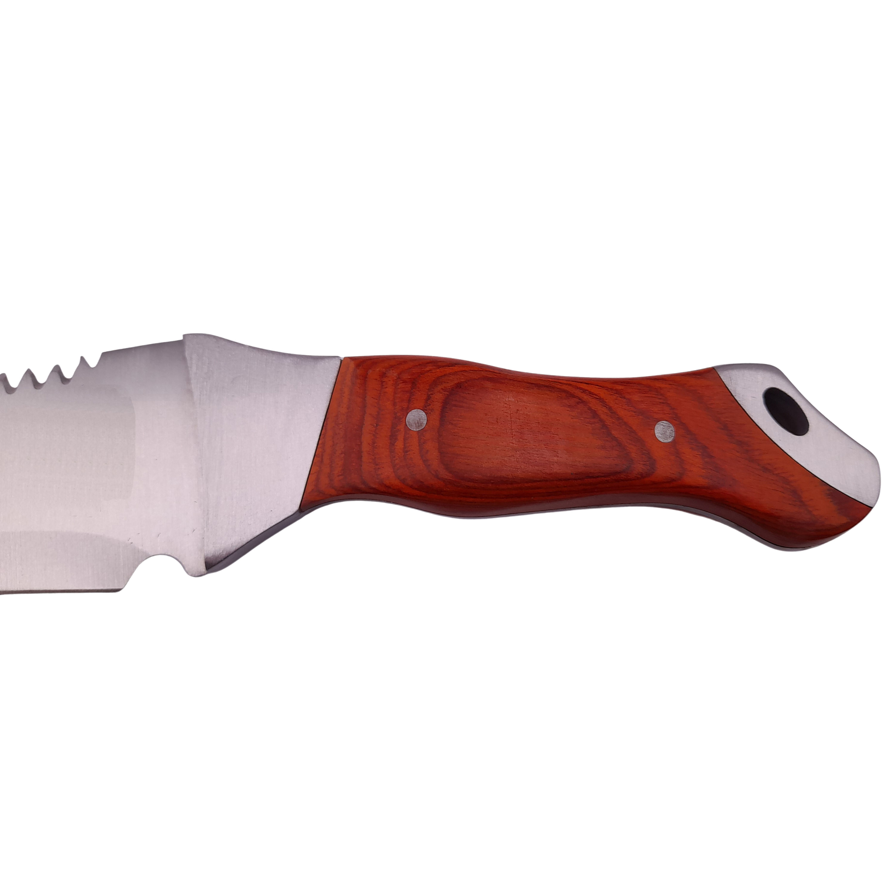 Maceta de vanatoare IdeallStore®, Knife of Mind, otel inoxidabil, argintie, 46 cm - 4 | YEO