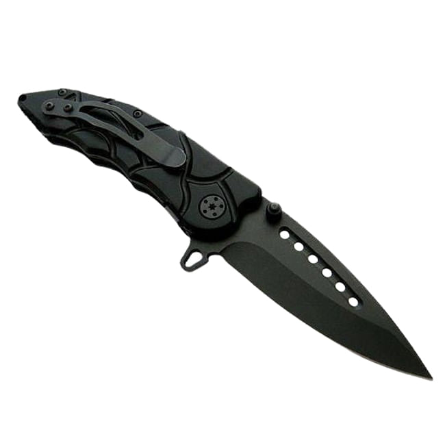 Briceag de vanatoare IdeallStore®, Jurassic Blade, otel inoxidabil, 20 cm, negru, husa inclusa - 2 | YEO