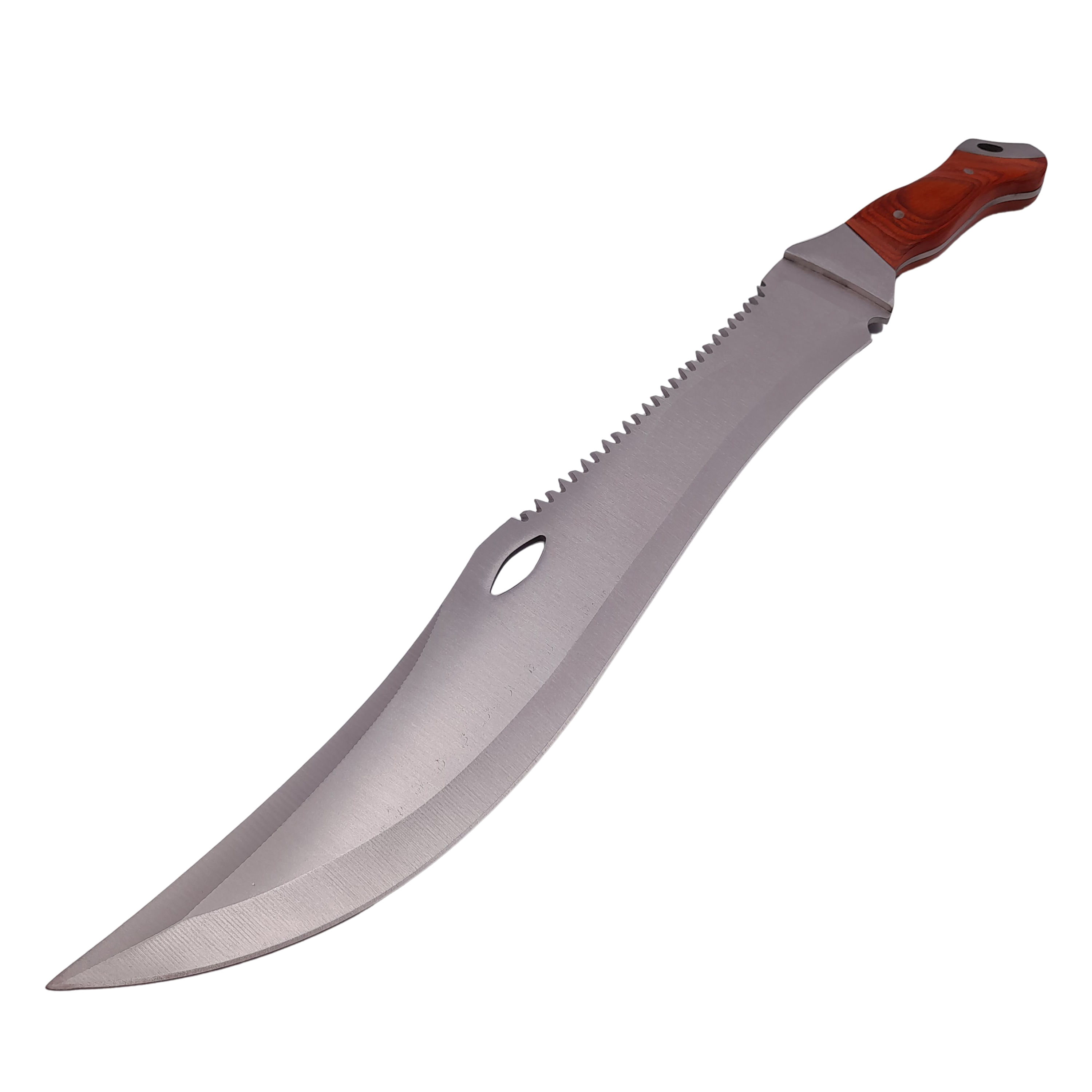 Maceta de vanatoare IdeallStore®, Knife of Mind, otel inoxidabil, argintie, 46 cm - 2 | YEO