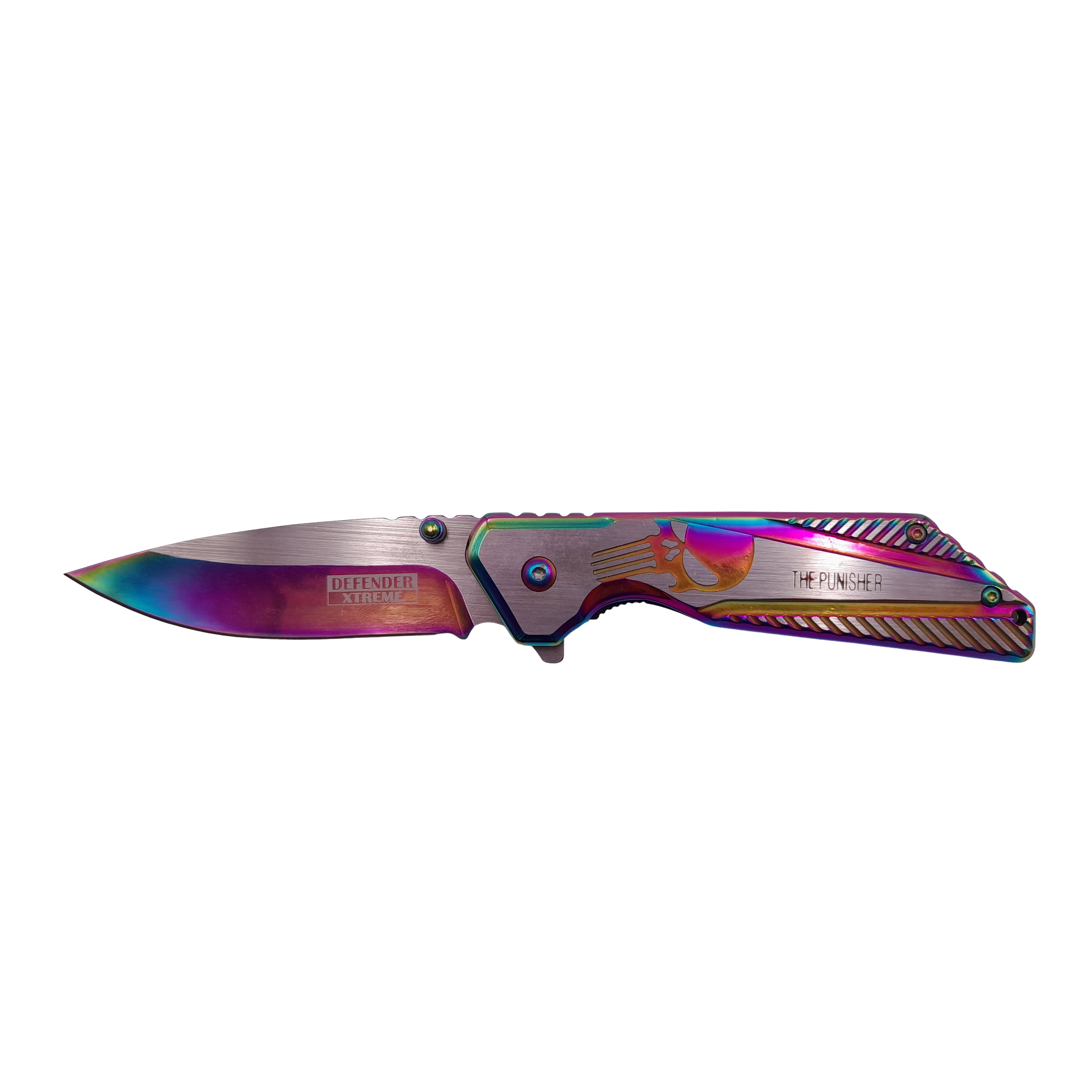 Briceag de vanatoare IdeallStore, Punisher Blade, 19.5 cm, multicolor