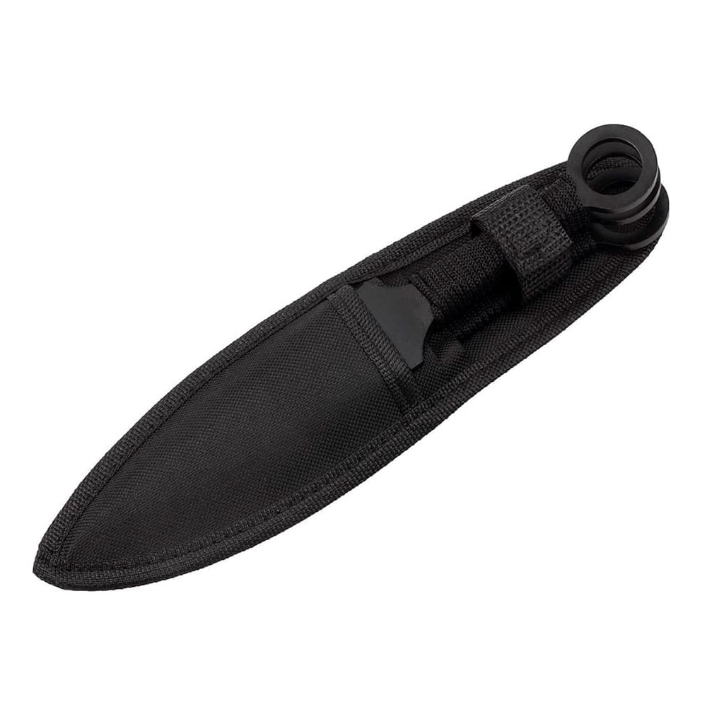 Set 3 cutite de aruncat IdeallStore®, Giant Kunai, 23 cm, negru, husa inclusa - 4 | YEO