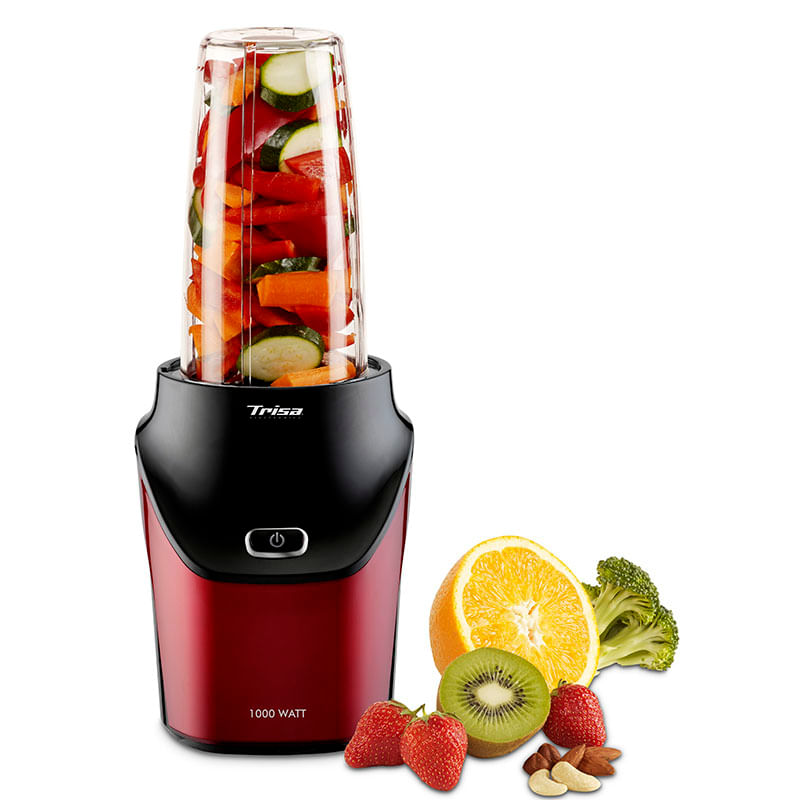 Nutriblender juicer Trisa Energy Boost 6928.8312, rosu-negru