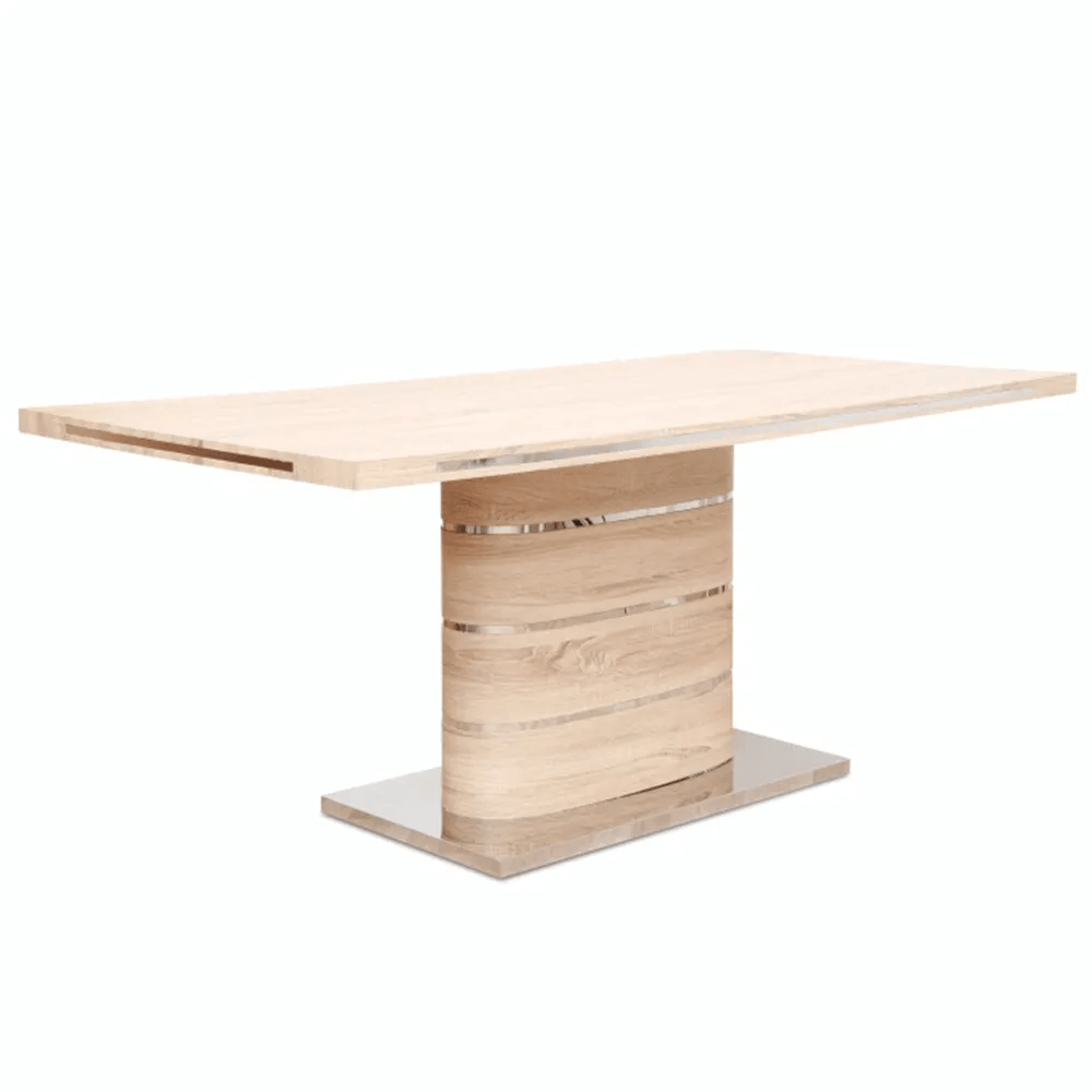 Masa dining, MDF, stejar sonoma, 180x90 cm, AMAR