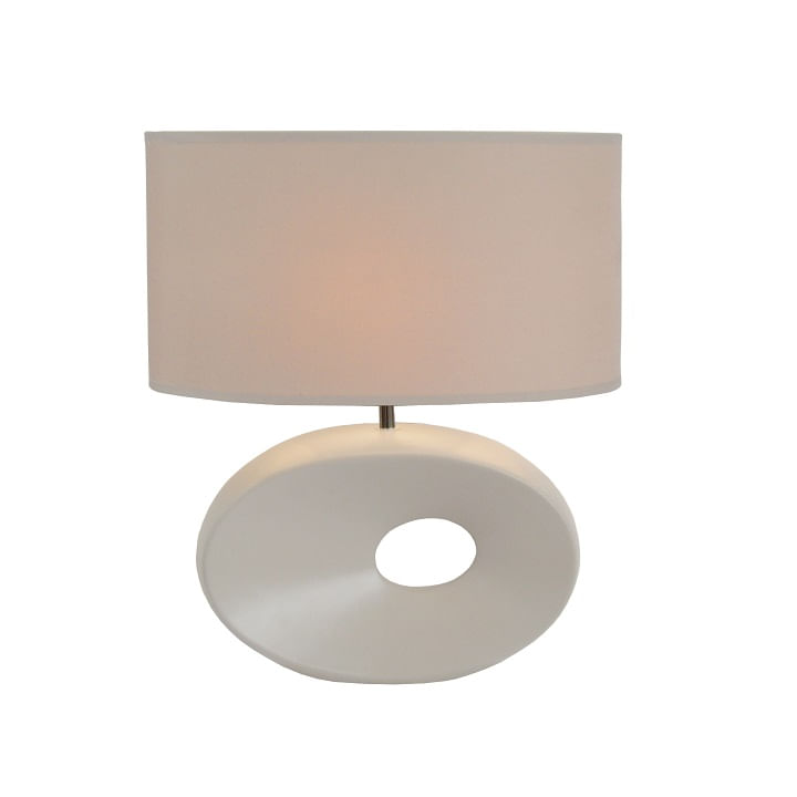 Lampa pe picior ceramica, alb, QENNY TYP 9 AT09115