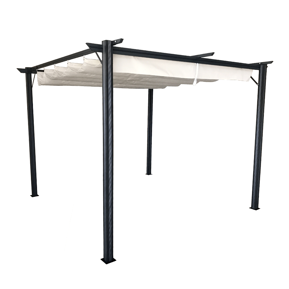 Pergola cu acoperis glisant, aluminiu, PEPY BASIC