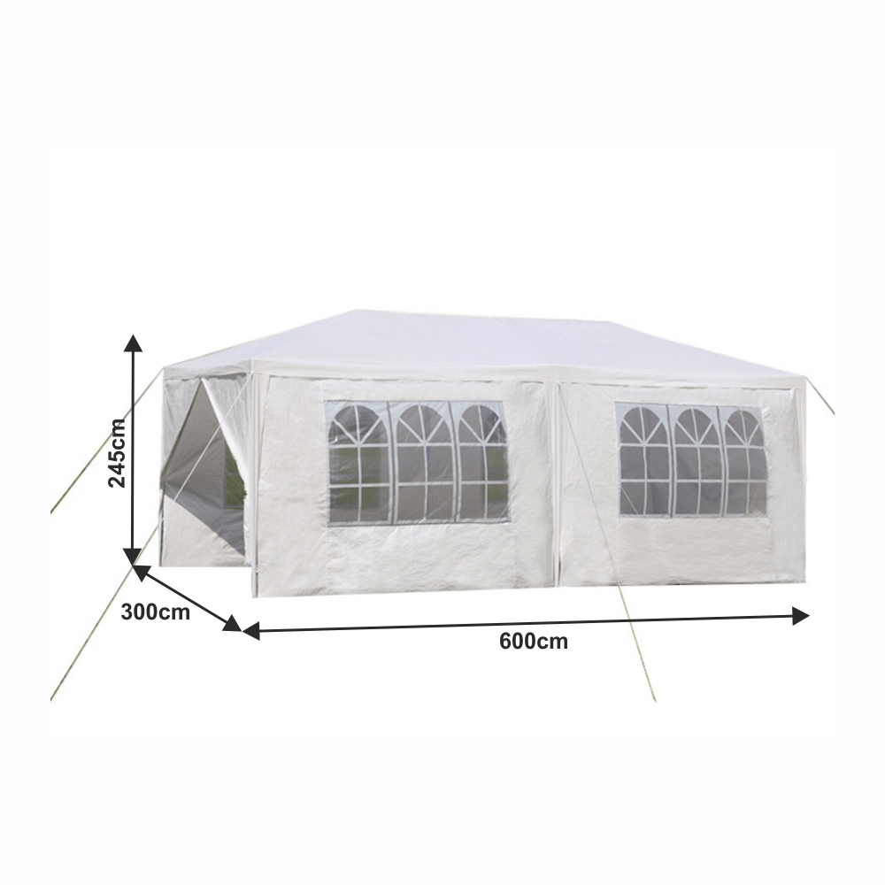 Cort de gradina pentru party, alb, 3x6 m, TEKNO TYP 2 - 3 | YEO