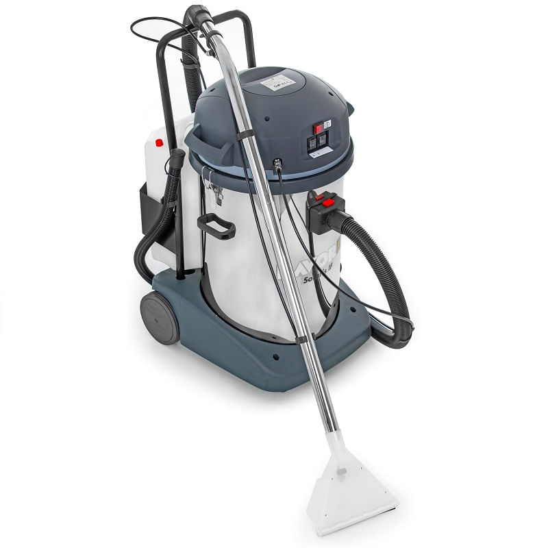 Aspirator cu spalare, injectie-extractie, SOLARIS IF LAVOR, cu 2 motoare, putere 2400W, recipient INOX 78 L - 2 | YEO