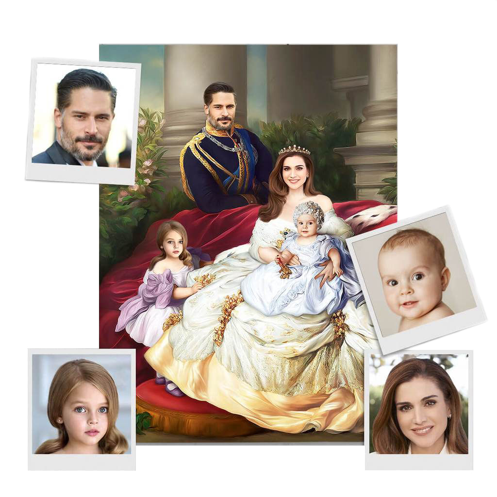 Portret de familie - Regina si familia ei