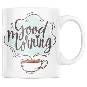 cate lingurite de cafea se pun la o cana Cana cafea personalizata pentru mama, Priti Global, cadou inedit de casa noua, ceasca de cafea good morning, 330 ml