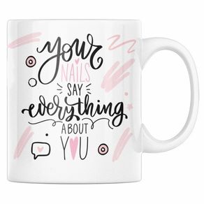 filmul everything everything online subtitrat in romana Cana personalizata cadou pentru fete, Priti Global, cu mesaj Your nails say everything about you, 330 ml