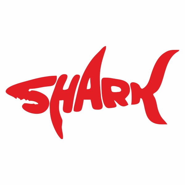 Sticker decorativ auto, Tuning, Shark, Modern, PVC autocolant, Rosu, 60x32 cm