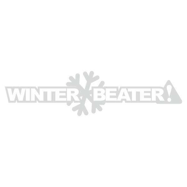 Sticker auto cu winter beater, tuning, JDM, 20cm, alb