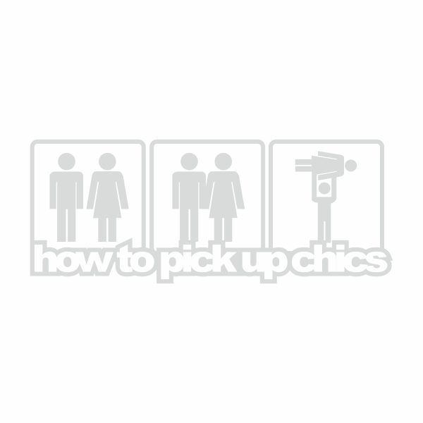 Sticker auto how to pick up chics, tuning, JDM, 20cm, alb