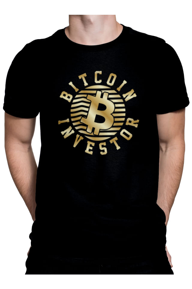 Tricou personalizat pentru barbati, Priti Global, Bitcoin investor