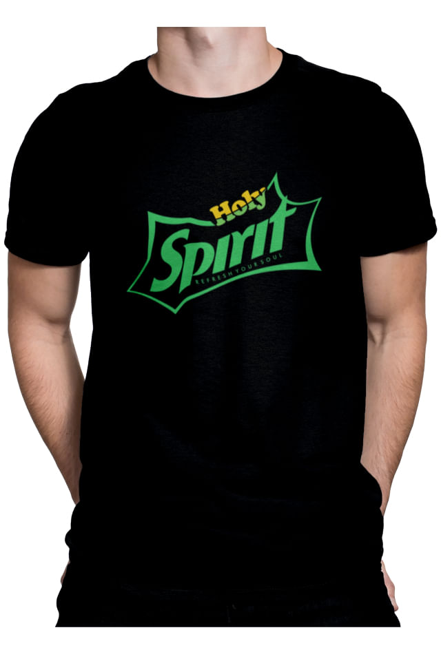 Tricou personalizat cu mesaj crestin, Priti Global, pentru barbati, Holy Spirit