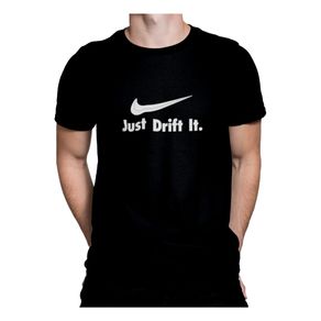 just go with it (2011) online subtitrat Tricou pentru barbati, Priti Global, Just drift it, cadou pentru pasionatii de masini, Negru, S