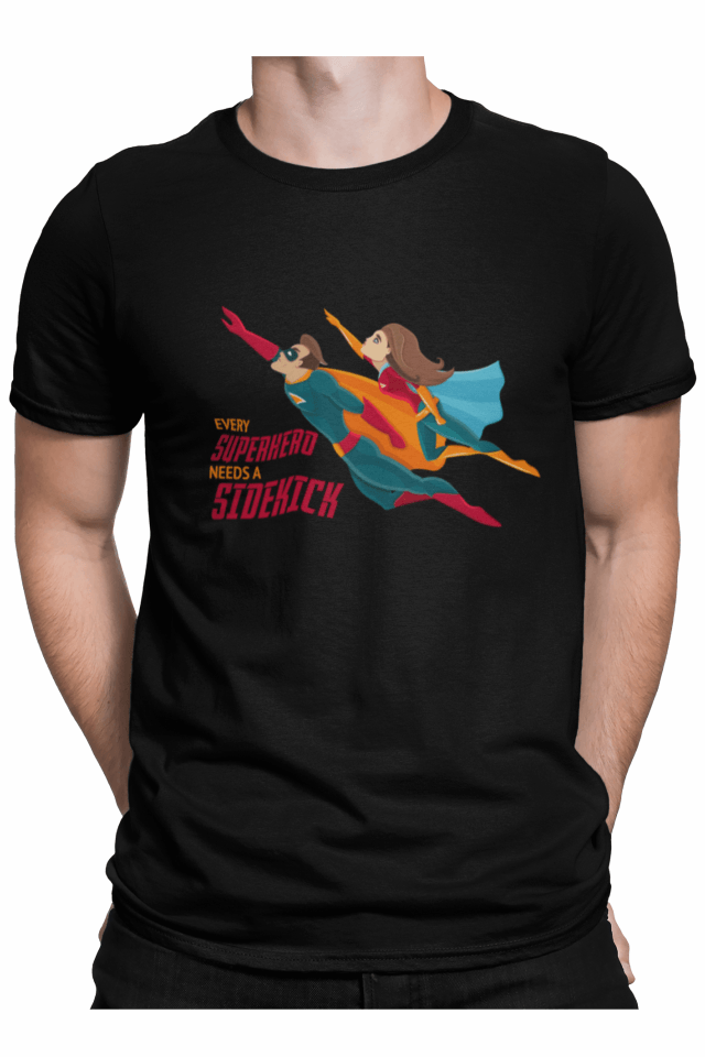 Tricou pentru barbati, Priti Global, cadou pentru iubit, Every superhero needs a sidekick