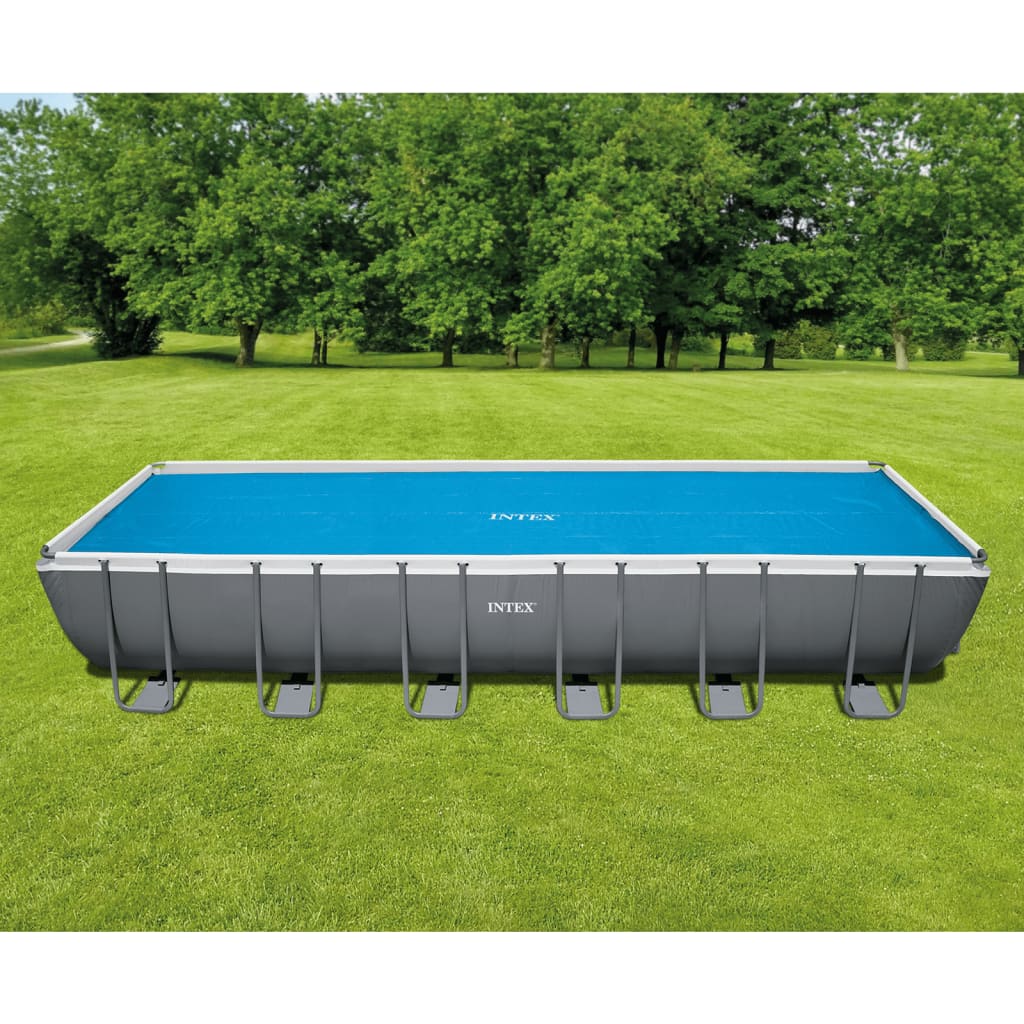 Intex Prelata solara piscina, albastru, 732x366 cm, polietilena