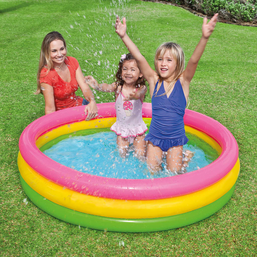 Intex Piscina gonflabila Sunset, 3 inele, 147 x 33 cm