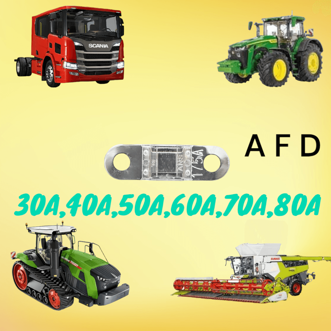 Siguranta fuzibila model AFD 80A,pentru autoturism,autocamion,tractor universal,stivuitor