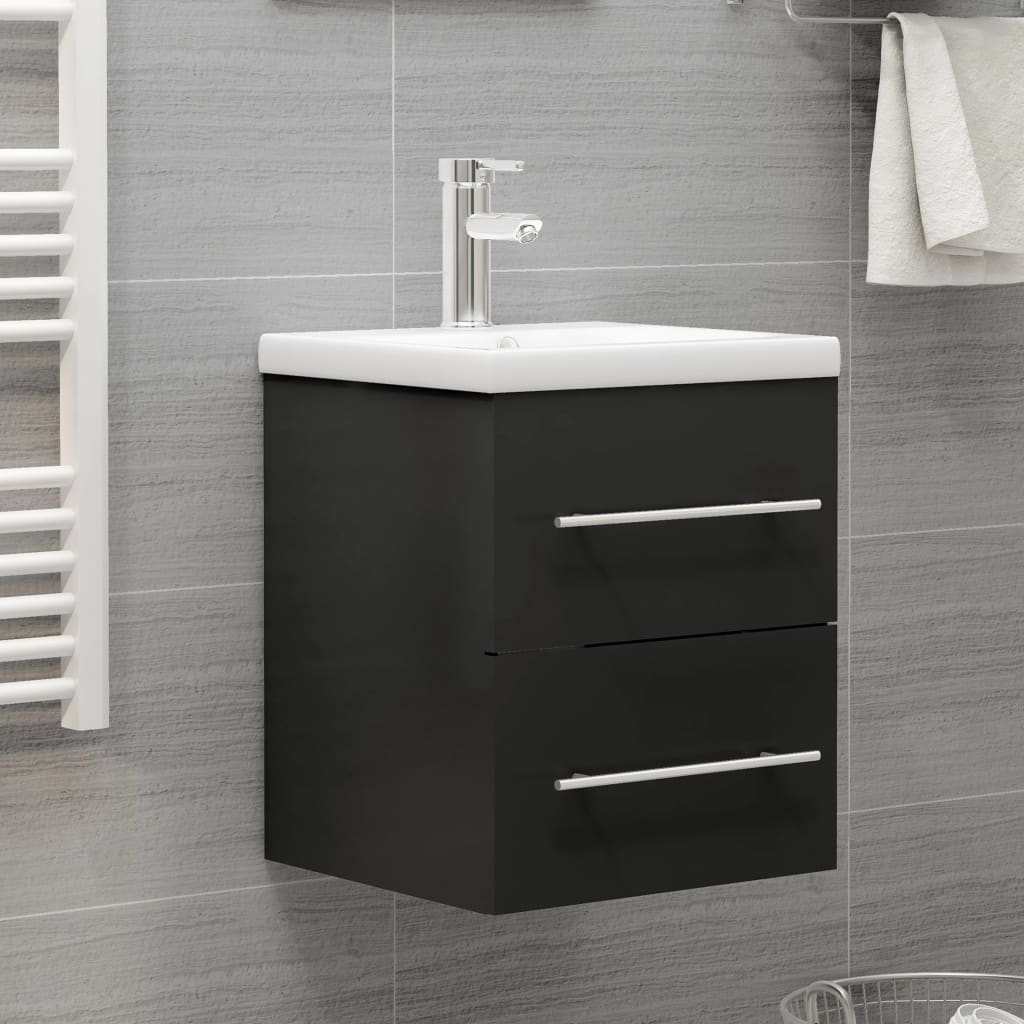 Sink Cabinet with Built-in Basin