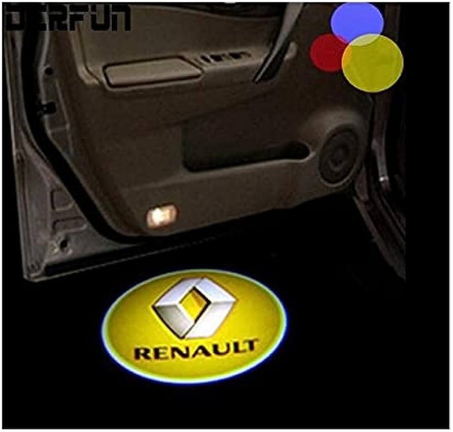 Set de 2 lampi Led Logo Xentech Light Portiere/usi Renault - 1 | YEO