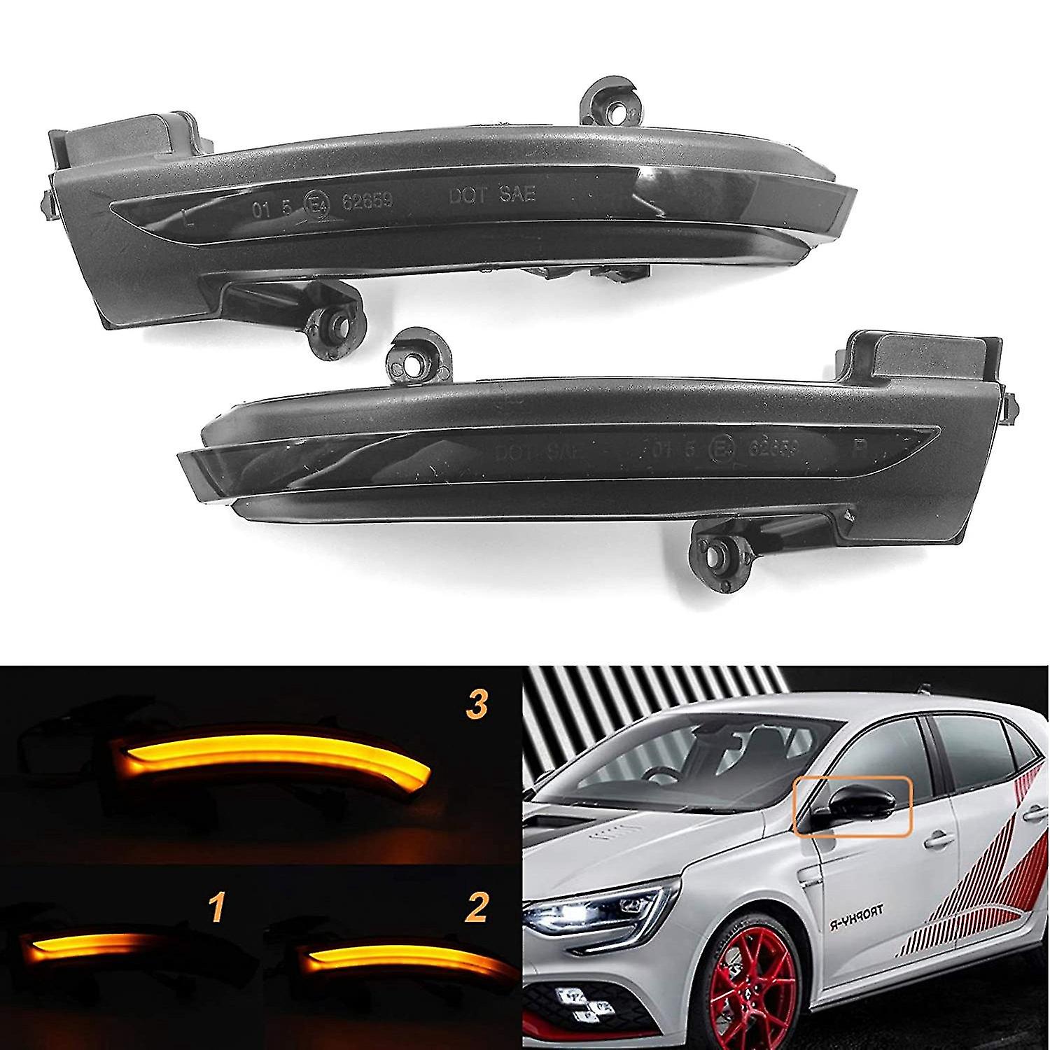 Set de 2 lampi led semnalizare dinamica/progresiva oglinda Xentech Light Renault Megane IV, Talisman 12V - 2 | YEO