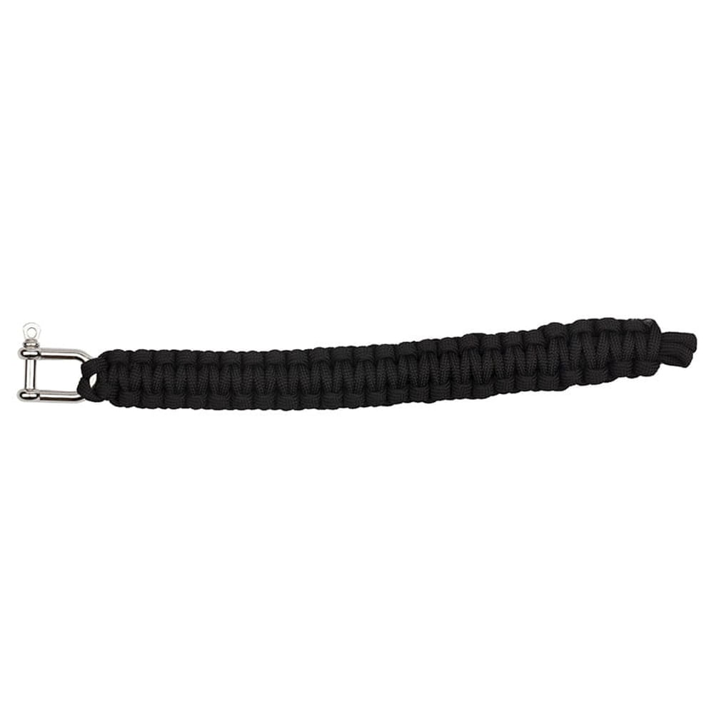 Bratara supravietuire IdeallStore®, Military Surplus, paracord, 24 cm, negru - 2 | YEO