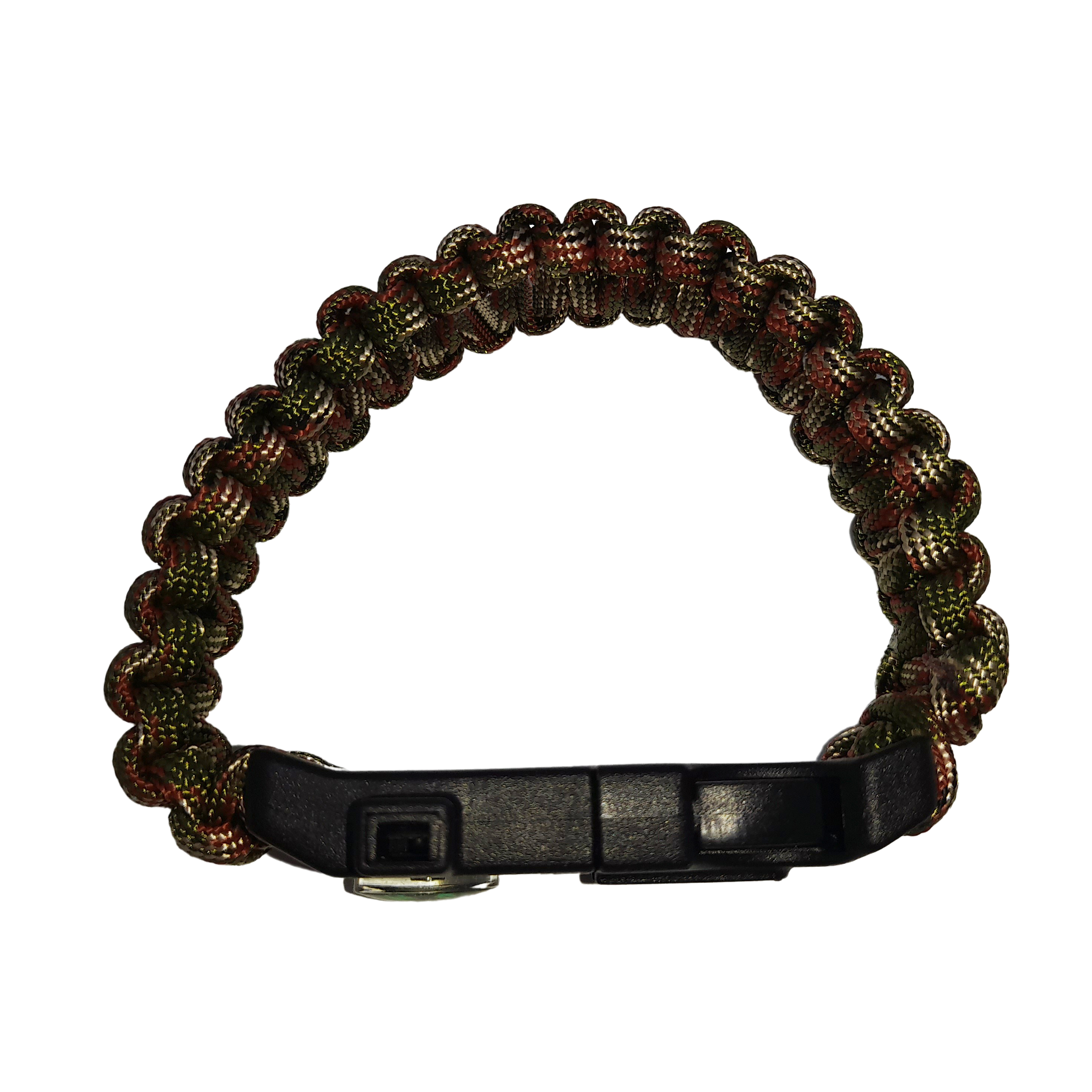 Bratara supravietuire IdeallStore®, Military Surplus, paracord, 26 cm, camuflaj - 3 | YEO