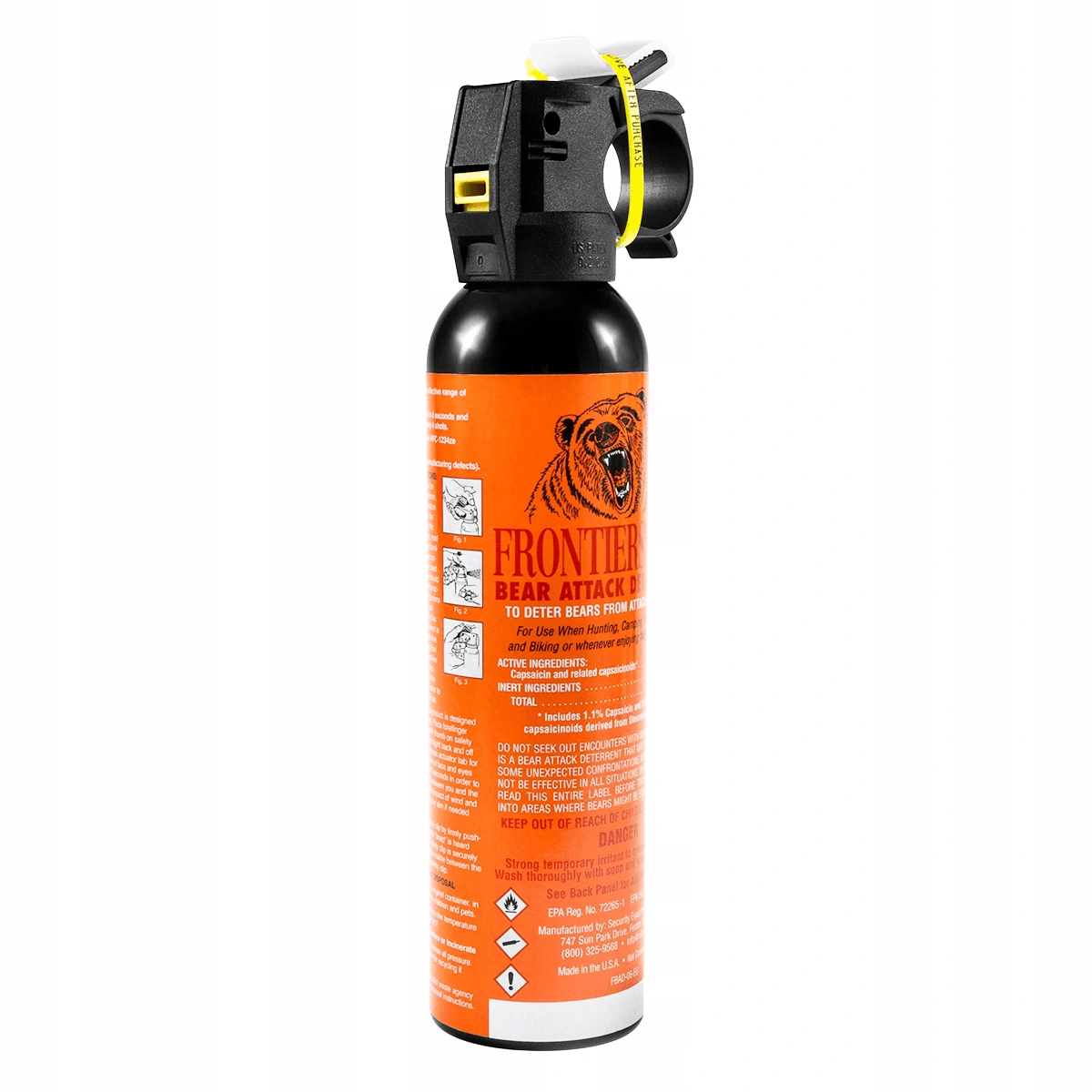 Spray cu piper IdeallStore impotriva ursilor, Bear Repeller, dispersant, 270 ml