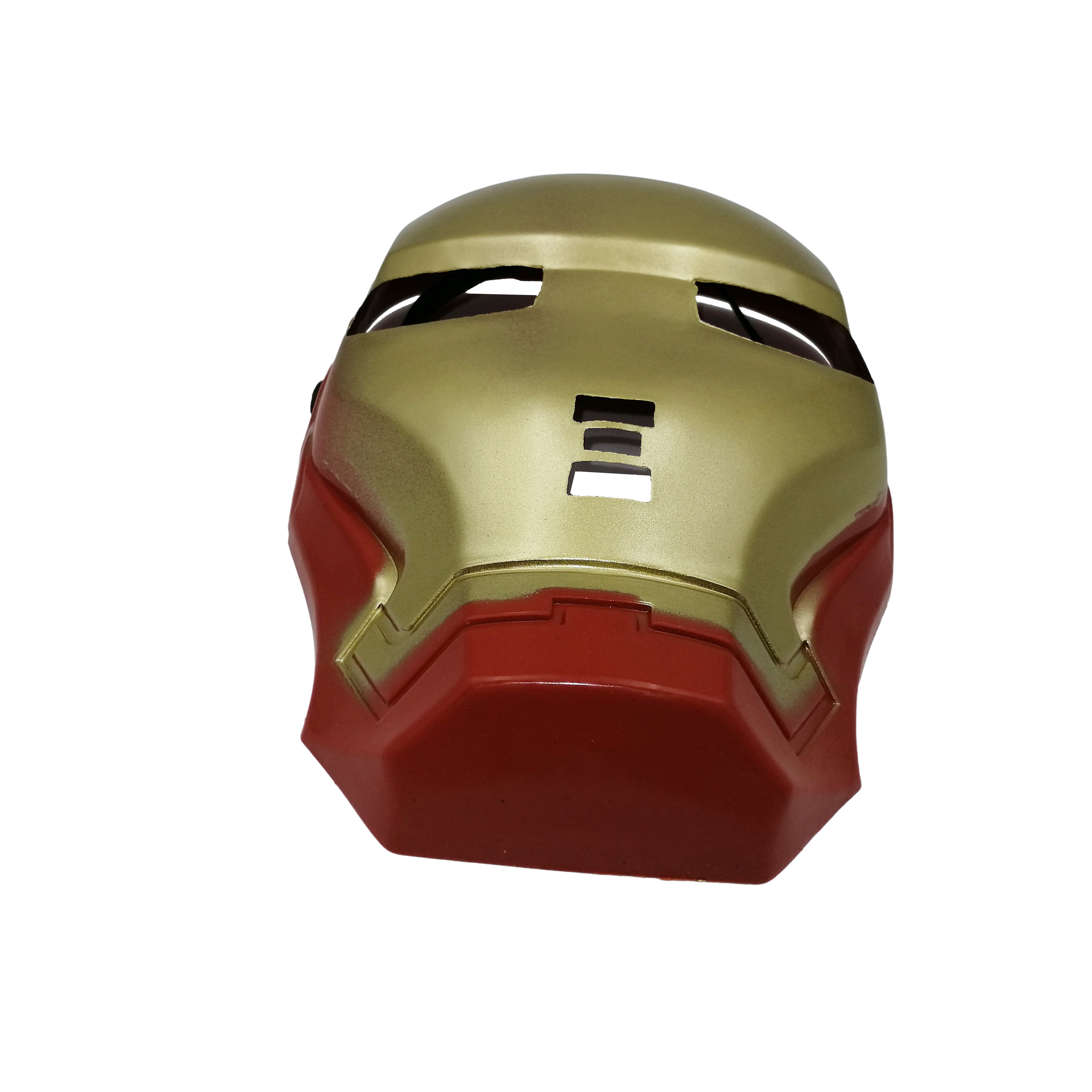 Costum Iron Man pentru copii, marime M, 7 - 9 ani, 120-130 cm, rosu, masca plastic inclusa - 3 | YEO