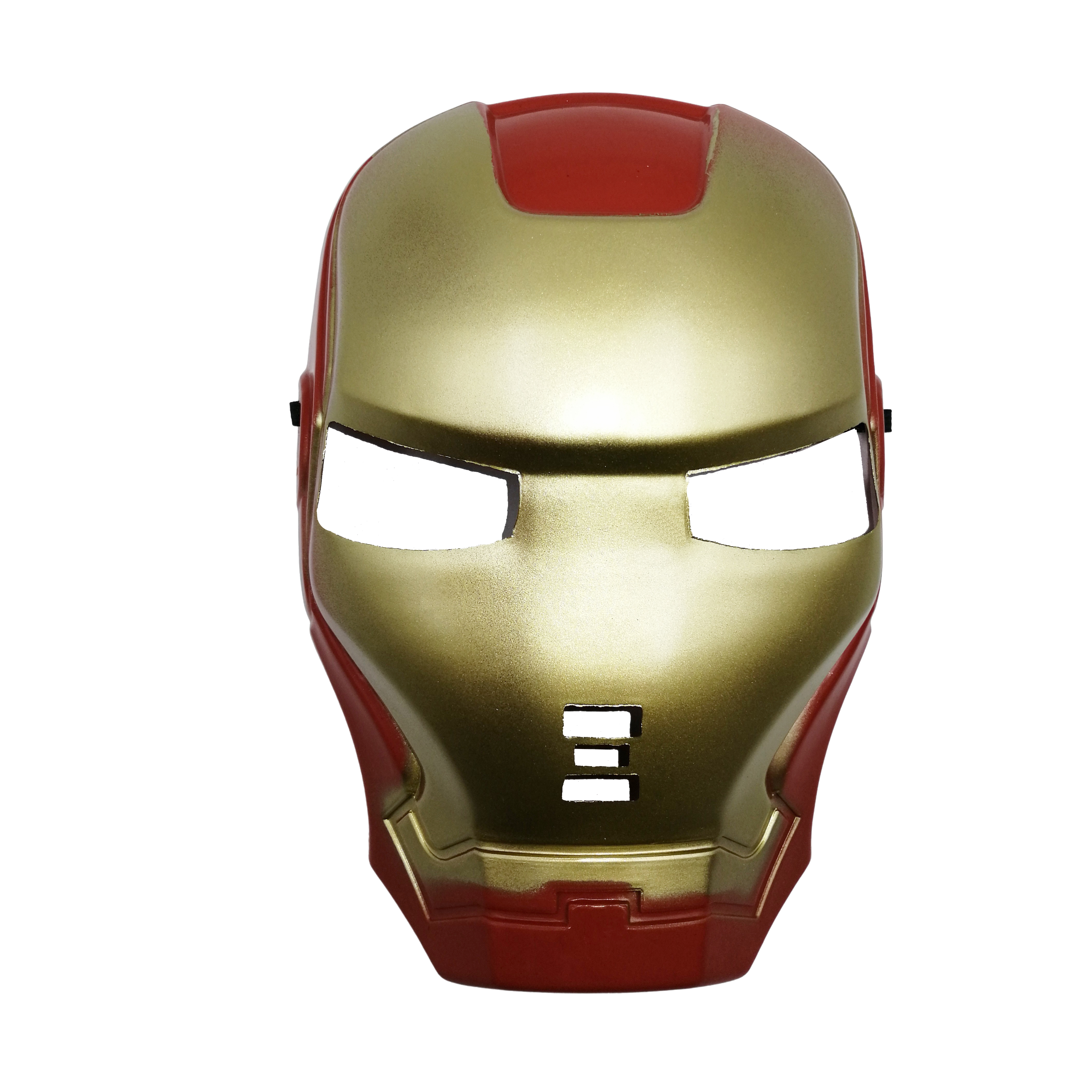 Costum Iron Man pentru copii, marime M, 7 - 9 ani, 120-130 cm, rosu, masca plastic inclusa - 1 | YEO