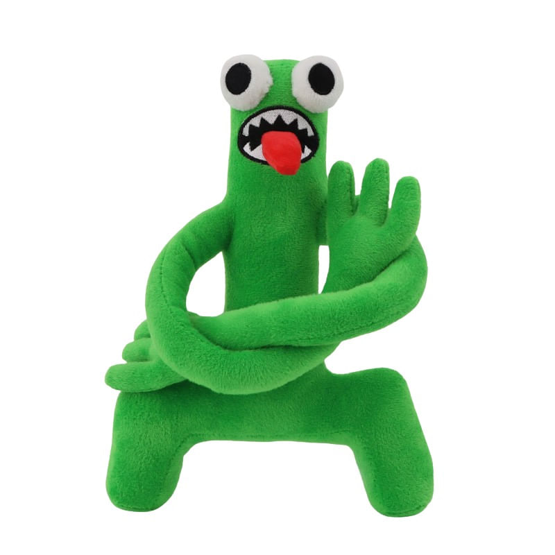 Jucarie de plus IdeallStore® Rainbow Friends Roblox, Green Monster, 24 cm, verde - 3 | YEO