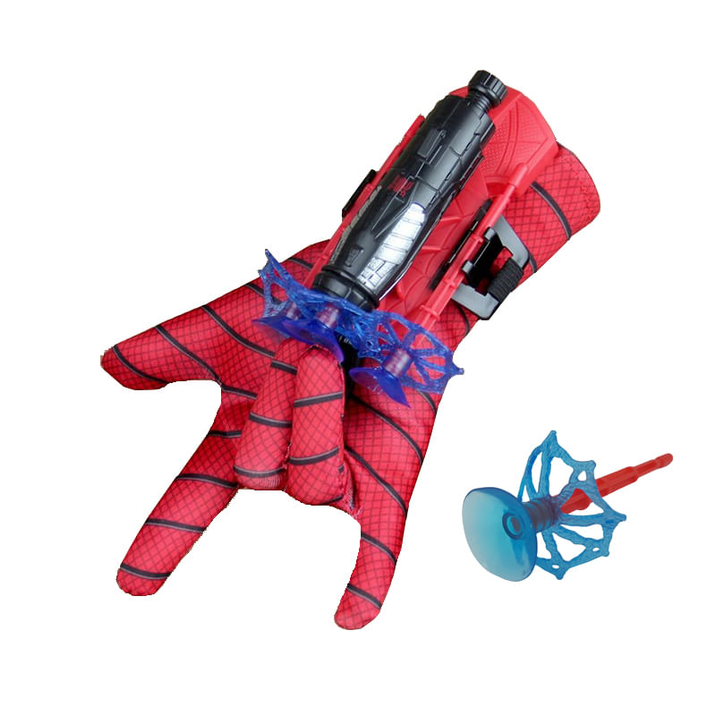 Manusa Spiderman pentru copii IdeallStore®, cu patru ventuze, rosie, marime universala