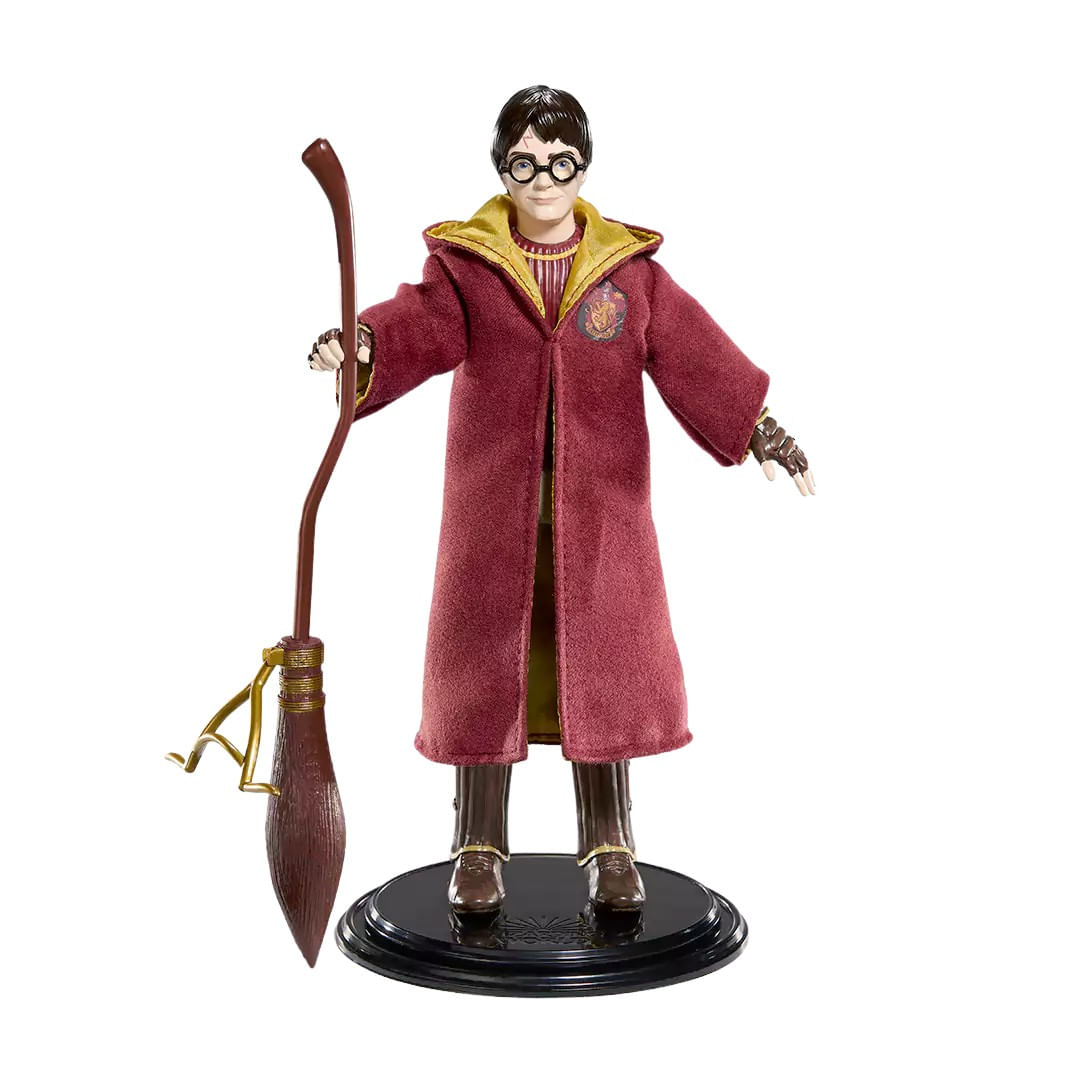 Figurina Harry Potter articulata IdeallStore®, Quidditch Seeker, editie de colectie, 18 cm, stativ inclus