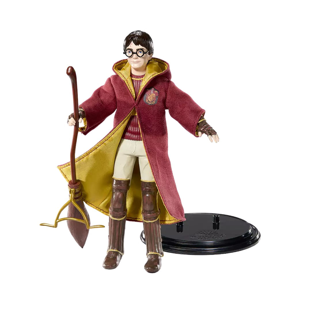 Figurina Harry Potter articulata IdeallStore®, Quidditch Seeker, editie de colectie, 18 cm, stativ inclus - 1 | YEO