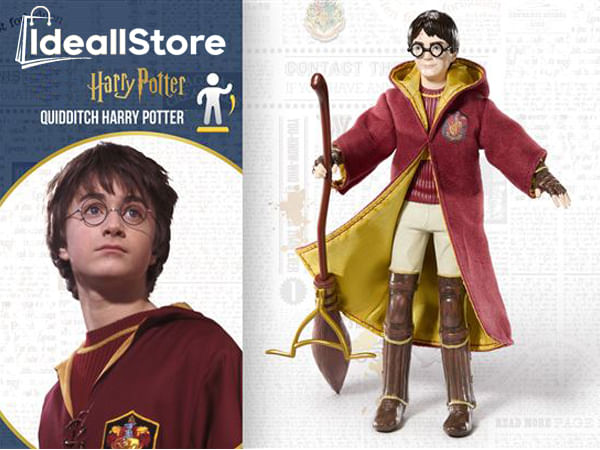 Figurina Harry Potter articulata IdeallStore®, Quidditch Seeker, editie de colectie, 18 cm, stativ inclus - 2 | YEO