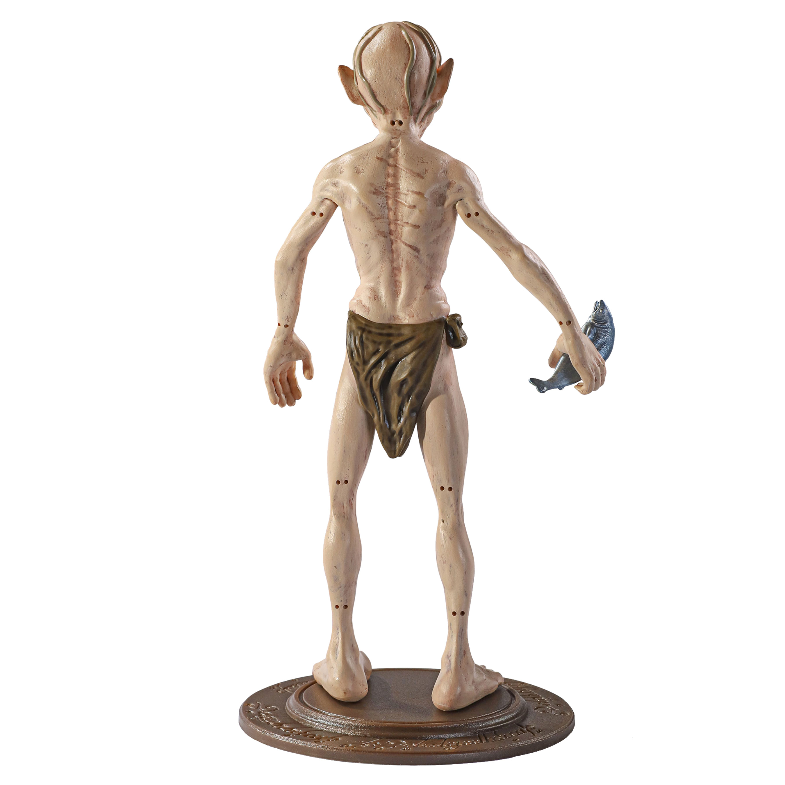 Figurina articulata Gollum IdeallStore®, Unique Smeagol, editie de colectie, 18 cm, stativ inclus - 4 | YEO