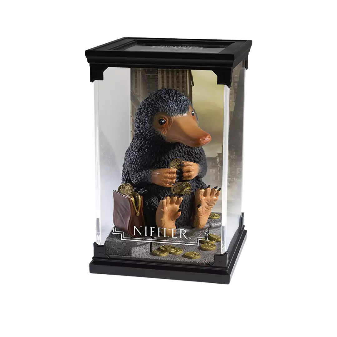 Figurina de colectie IdeallStore®, Magical NIffler, 16 cm, suport sticla inclus