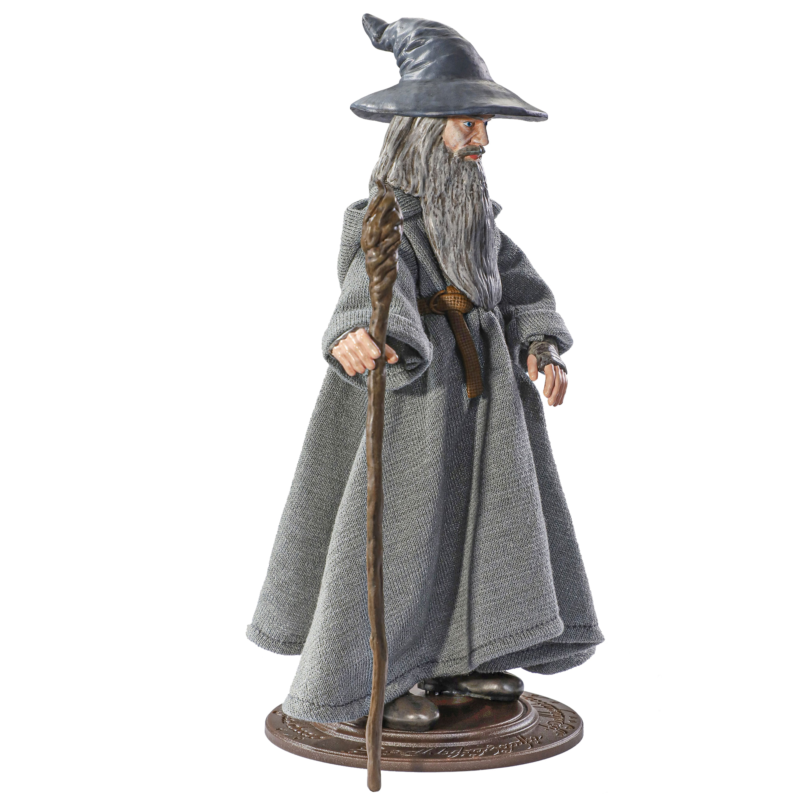 Figurina articulata Gandalf IdeallStore®, Grey Mithrandir, editie de colectie, 18 cm, stativ inclus - 3 | YEO