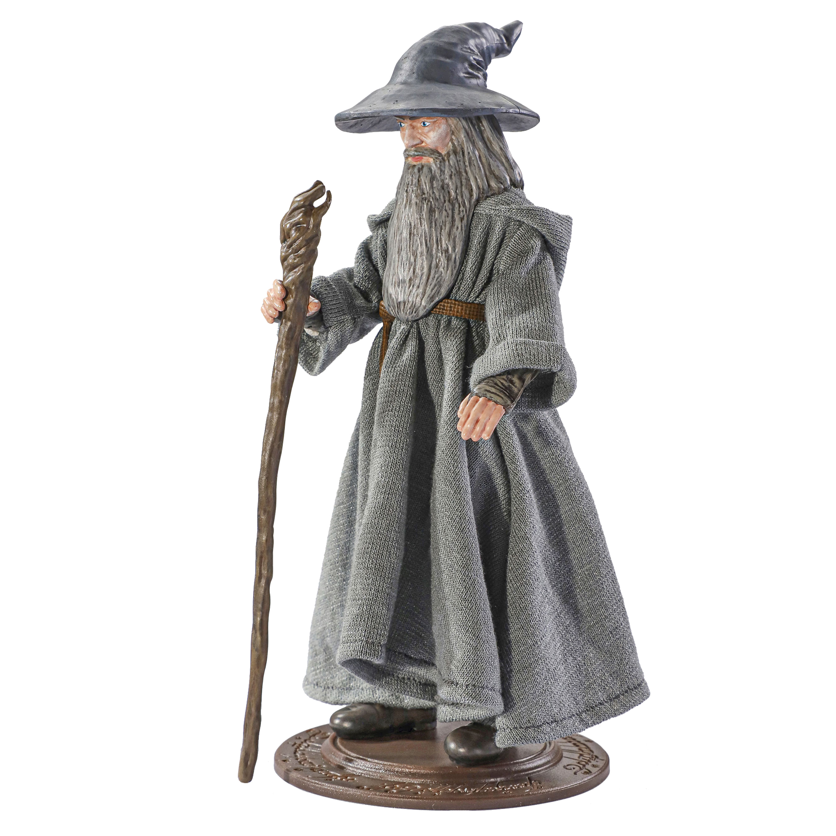 Figurina articulata Gandalf IdeallStore®, Grey Mithrandir, editie de colectie, 18 cm, stativ inclus - 2 | YEO