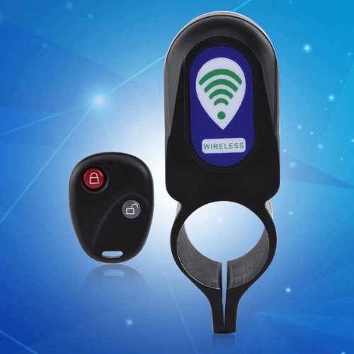 Alarma pentru bicicleta SpectrumPoint®, telecomanda, senzor de miscare, ABS, 105dB, negru - imagine 8