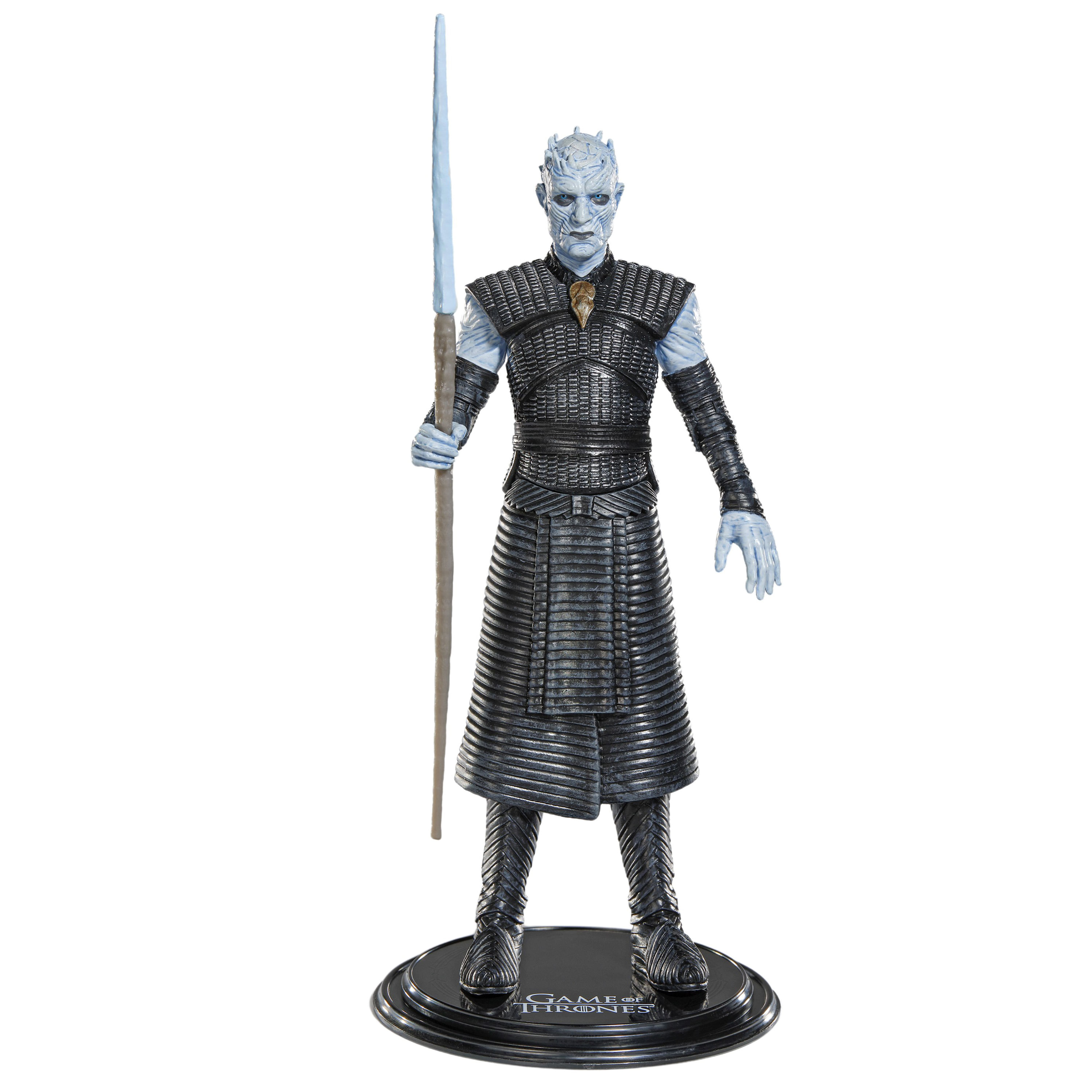 Figurina articulata Game of Thrones IdeallStore®, Night King, editie de colectie, 19 cm, stativ inclus