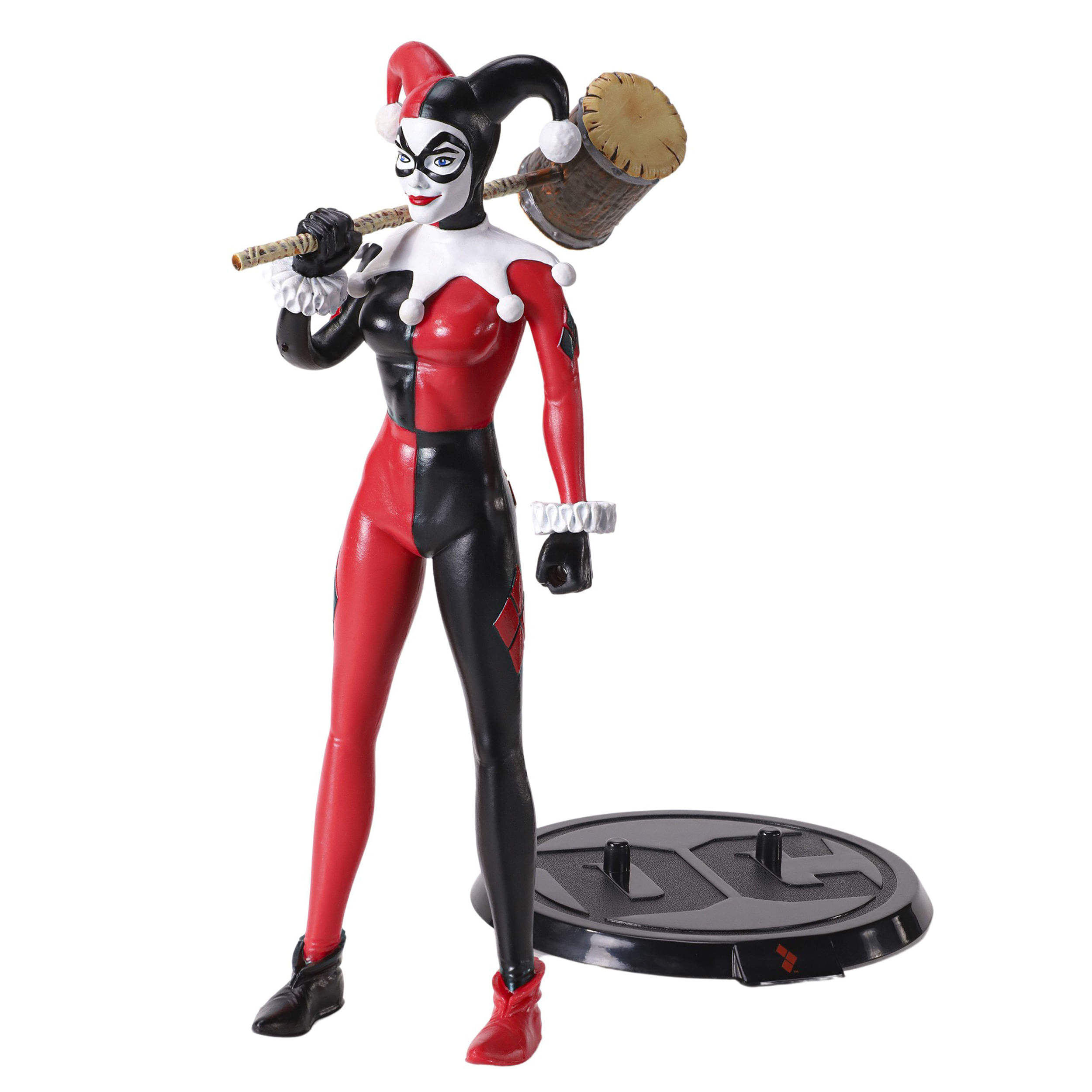 Figurina articulata IdeallStore®, Jester Harley Quinn, editie de colectie, 19 cm, stativ inclus - 1 | YEO