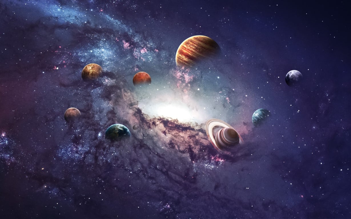 Tablou canvas - Univers planete